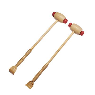 China 2021 Life Solid Mini Hammer For Planet Cake Durable Wooden Hammer For Kids Toy Flat Head Mallet for sale