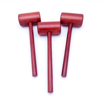 China Durable Life Small Mini Wooden Mallet Hammer Pets Toys and Accessories Cake Wooden Tools Crab Smith Hammer for sale