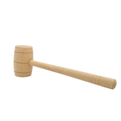 China Good Durable Life Wooden Mallet Seafood Lobster Shellfish Cracker Crab Cracker Hardwood Hammer for sale