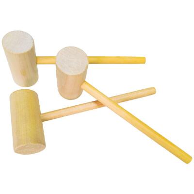 China Durable Life Mini Wooden Hammer Mallet Pets Toys and Accessories Crafts Wooden Cupcake Tools Hammer for sale