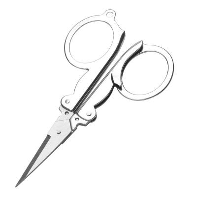 China Amool Tool Outdoor Universal Portable Small Size Traveling Scissors Folding Stationary Household Safe Student Gardening Shears Eco Friendly Scissors for sale