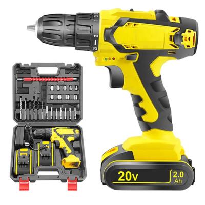 China Extended Charger Time 1-3 Hours Drill Electric Tool Kits 1800Ma Lithium Battery 12V Power Tool Box Set for sale