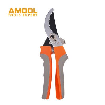 China Yard Garden Shears With Soft TPR Handle And Blade Surface Of Carbon Steel Plating for sale