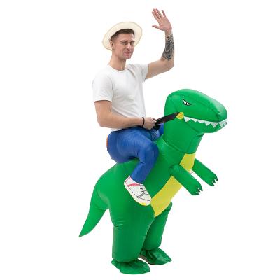 China Party Activity / Decorations Factory Price Inflatable Costume Customize Green Color Inflatable Dinosaur Costume For Activity Or Exhibition for sale