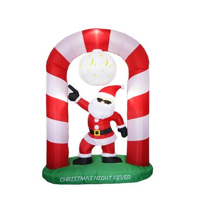 China New Year Home Christmas Indoor Indoor Outdoor Decorations Inflatables For Christmas Arcade Inflatable Decorations Blow Air Christmas Garden Decoration LED Inflate for sale