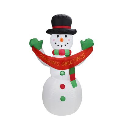 China Factory Wholesale Price New Year Home Christmas Indoor Outdoor Christmas And Inflatable Penguin Snowman With Built In LED Lighting for sale