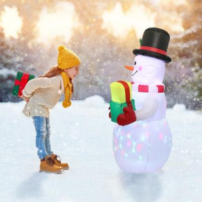 China Factory Directly 8ft New Year Home Christmas Good Quality Indoor Outdoor Giant Inflatable Snowman Balloon Advertising Model for sale