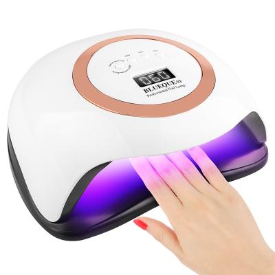 China 168W plastic led nail uv lamp for nail dryer used in nail beauty salon suitable for pedicure manicure kits for sale