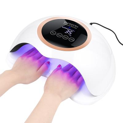 China 168w Plastic Nails Dryer Gel Curing Lamp Polish Nail Curing Lamp Dryer LED UV Nail Lamp For Manicure for sale