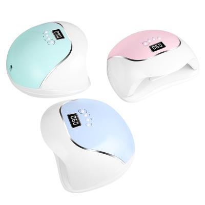 China Nail Gel LED Polish UV Curing Lamp For Nail Dryer 120W Manicure Nail Lamp With 4 Timers Curing Nail Polish for sale