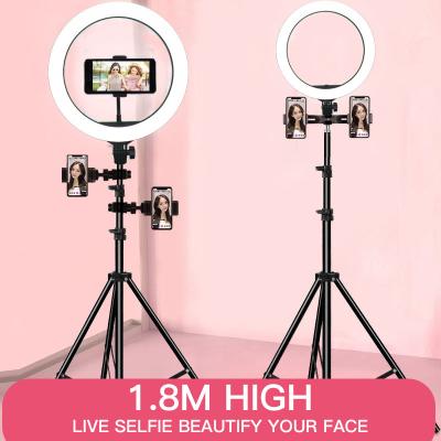 China LED Ring Light with Stand and Phone Holder Selfie Halo Light for Photography/Makeup/Vlogging/Live Streaming, Compatible with Pho ASC-66 for sale