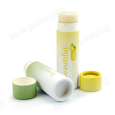 China Hot Sales Recyclable 2 Ounce Glossy Plastic Free Deodorant Packaging Lift Up Cylinder Tube for sale