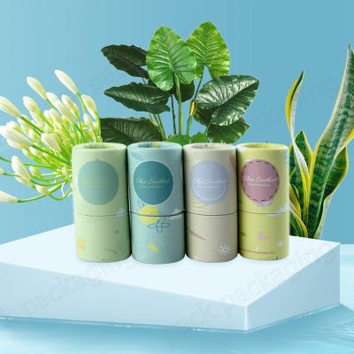 China Factory direct sales 5G empty lip balm container recyclable twist up paper tube for lipstick for sale