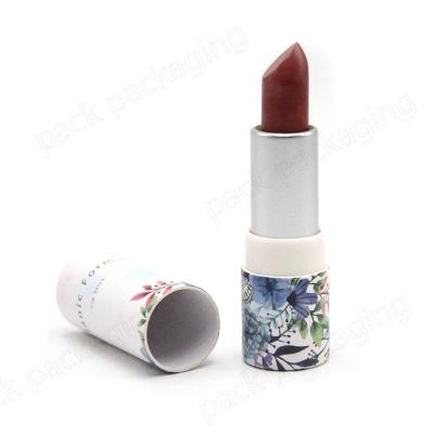 China Factory Direct Sales Recyclable Custom Empty Cylinder Cosmetics Packaging Lipstick Paper Tube for sale