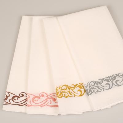 China Fold   Paper Napkin OEM napkins degradable dishwashing paper towels for sale