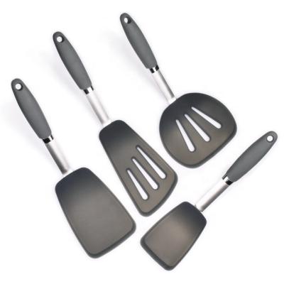 China Viable Turner Heat Resistant Silicone Spatula Ideal for flipping egg burgers for sale