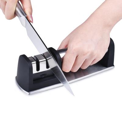 China Viable Premium Bad Quality 2 Stage Knife Sharpener Edge Knife Sharpener Ceramic Knife Sharpeners for sale