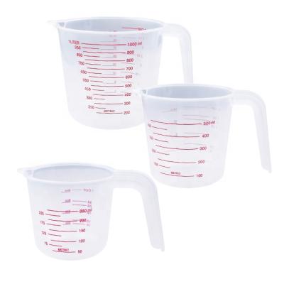 China Bakeware Plastic BPA Free Accessories Plastic Measuring Cups Set Measuring Cup Tool Plastic Cup for sale