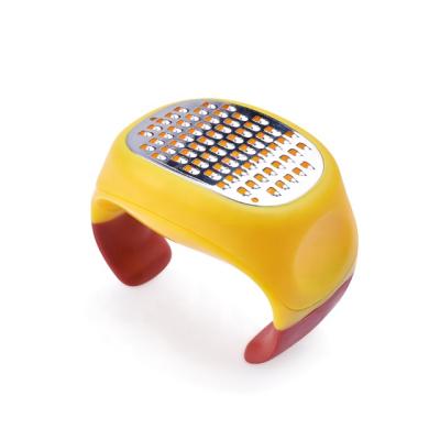 China Sustainable Kitchen Graters Cheese Grater With Container Stainless Steel Cheese Grater for sale