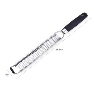 China Dishwasher Safe Stainless Steel Zester Cheese Grater Sustainable Citrus Zester for sale