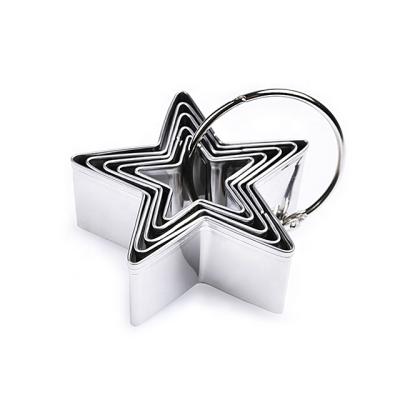 China Viable Custom Cookie Cutter Metal Star Shape Metal Cookie Cutter Custom Cookie Maker Cutter for sale