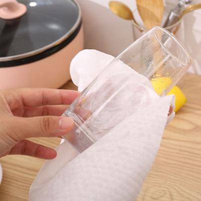 China Best Sustainable Selling Cotton Cloths Embossed Cotton Cloth Nonwoven Disposable Kitchen Cleaning Cloth for sale