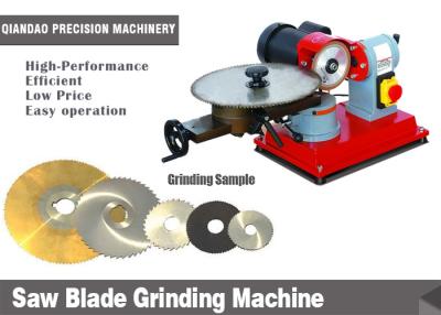 China Portable Mannual Circular Saw Blade Grinding Machine , ￠100-630mm Grinder diameter for sale