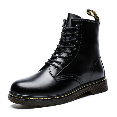 China Women's shoes work shoes CIA boots tidal couples waterproof leather boots men's shoes for sale