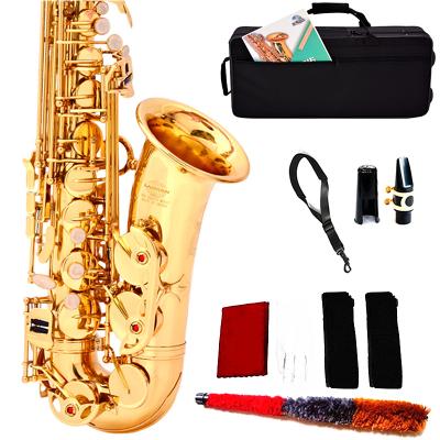 China Wholesale Cheap Professional Melen Soprano Sax Sachs Chinese Entertainment Tenor with Accessories Brass Alto Saxophone for sale