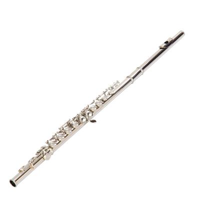 China Closed Copper Plated C Tone Flute Body 16 Holes from Melen Wholesale Professional Wind Instrument Cupronickel for sale