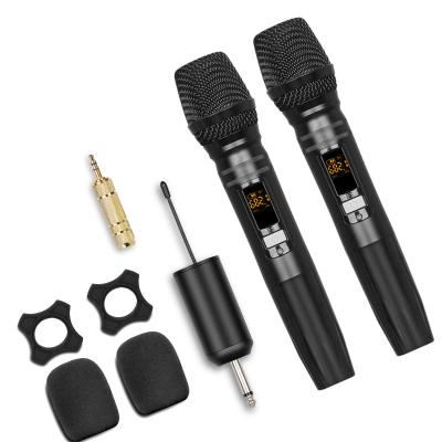 China Universal UHF Wireless Microphone Mic Condenser Karaoke Broadcast Studio Mike Dynamic Professional Conference Wireless Handheld Microphone for sale