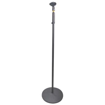 China Floor Stand Metal Around Adjustable Base Size Studio Wire Mic Stand Professional Mike Holder Microphone Stand For Monotonous Stage for sale