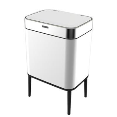 China New Wholesale 60L 2020 Viable Large Automatic Electronic Kitchen Desktop Sensor Bins Square Trash Can for sale