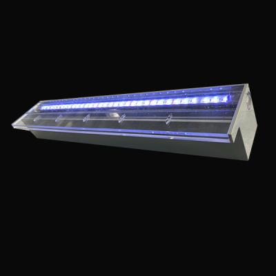 China Easy Decoration LED Light Acrylic Swimming Pool Installment Waterfall Spillway for sale