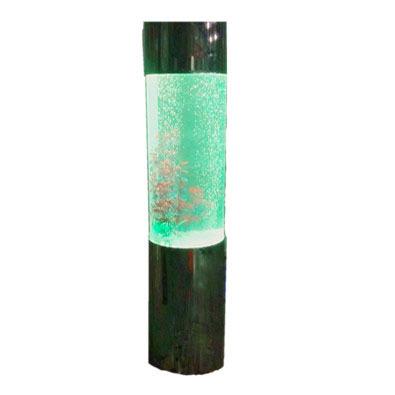 China Unique Viable Aquarium Floor Standing Acrylic And Wooden Aquarium Fish Tank for sale