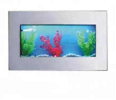 China Modern Home Design Indoor Aquarium Wall Hanging Light RGB Contemporary Decorative Aquarium Fish Tank for sale