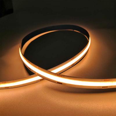 China Residential High Density Non Led Dot FOB Led Strip 24V 378 Flexible COB Led Strip Light for sale