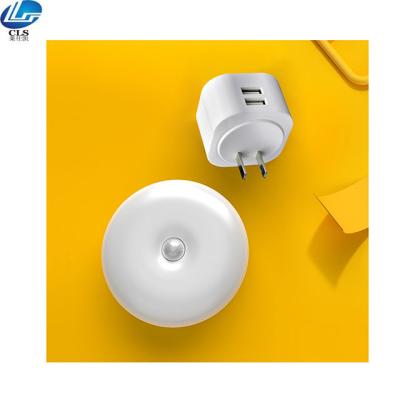 China Practical US Plug USB Motion Sensor Small Night Fill Light For Baby for sale