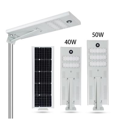 China Garden Solar Power Shenzhen Led Street Light 40Watt 50Watt Solar Outdoor Road Lamp for sale