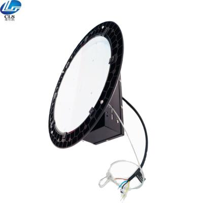 China Warehouse low price high quality 150w ufo led high bay light with backup battery for sale