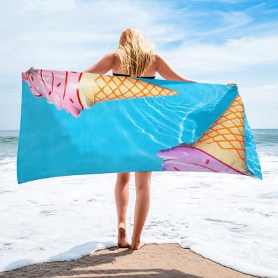 China QUICK DRY Best Selling Square Beach Towel Kids Beach Towel Professional Microfiber Towel Beach Towel for sale