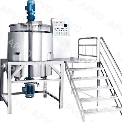 China 1000L 65RPM  Liquid Detergent Mixer Dish Washing Liquid Chemical Mixing Machine for sale