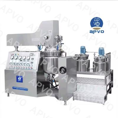 China 100L Hydraulische Hubmaschine Vakuum Homogenisierungsmaschine Kosmetikcreme Mischmaschine zu verkaufen