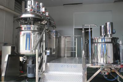 China Multifunctional Vacuum Mixer Homogenizer Paste Mixing Tank Body Lotion Making Machine for sale