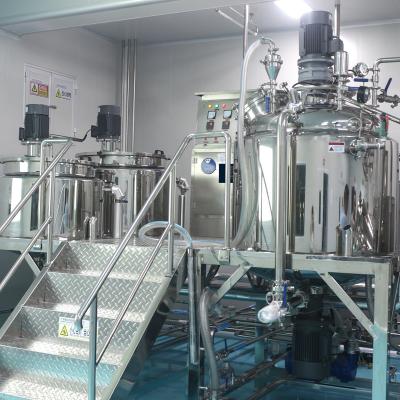 China Professional SUS304/316L Liquid Soap Making Machine Shampoo Homogenizer for sale