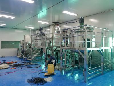 China 50~50000L Vacuum Homogenizer Cream Mixer High Shear Liquid Soap Mixing Machine for sale