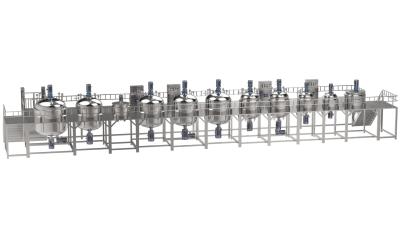 Chine Machine de mélangeur de liquide industriel 316 304 en acier inoxydable réservoir de mélangeur de liquide 5400 tours par minute 63 tours par minute à vendre