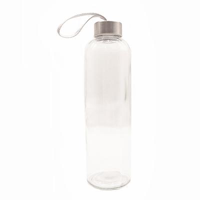 China High Quality Sports Water Sport 750ml Glass Water Bottle With Silicone Sleeve for sale