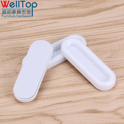 China Modern 4pcs Stick Open Sliding Door Handle For Interior Doors Stained Glass Cabinet Drawer Wardrobe Handle VT-01.099 for sale