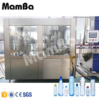 China Automatic food mineral water filling machine 3 in 1 monoblock water bottling machine equipment PET liquid bottle filling machine for sale